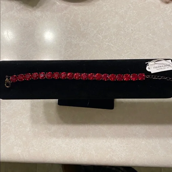 Park Lane Chocolate Raspberry Impression Bracelet - Picture 3 of 3